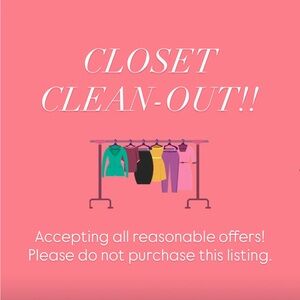 Closet Clean-Out!!